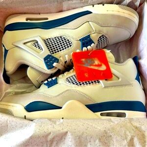 Air Jordan 4 Military industrial Blue Sz 10.5 DS